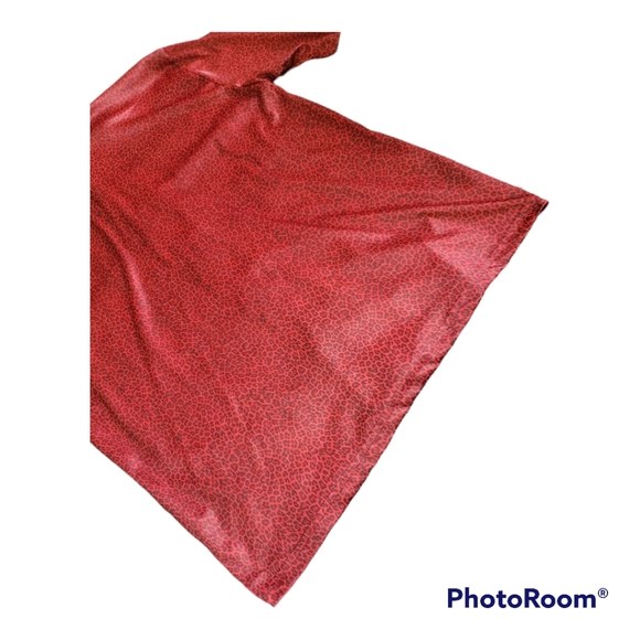 Retro Y2K Pop Icon Red Leopard Print Button Down Shirt Size Large - Picture 9 of 10